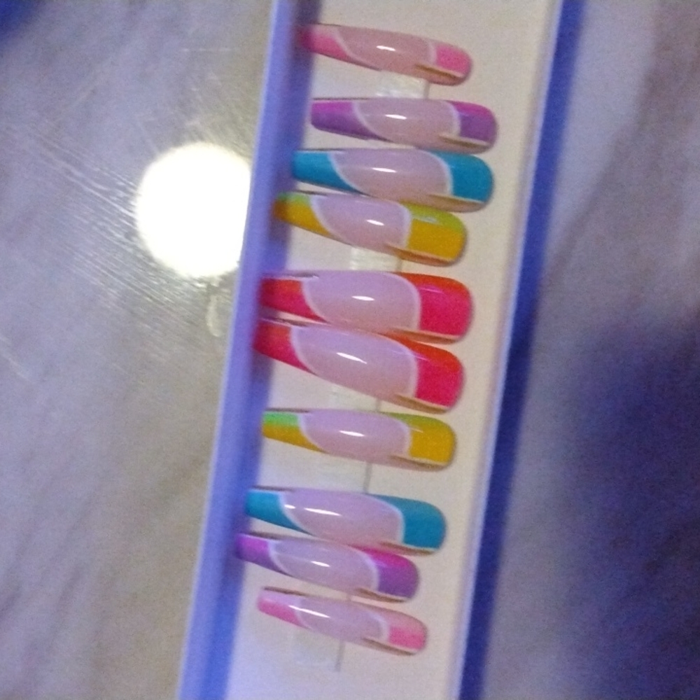 Cute summery set of nails